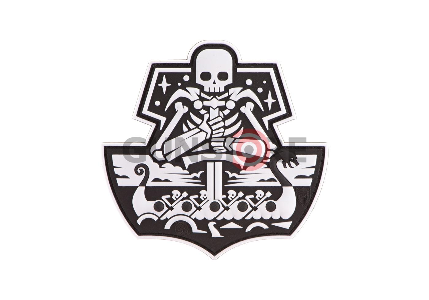 Ghost Ship Skull Rubber Patch