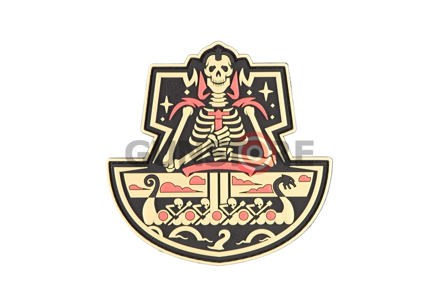 Ghost Ship Skull Rubber Patch Desert