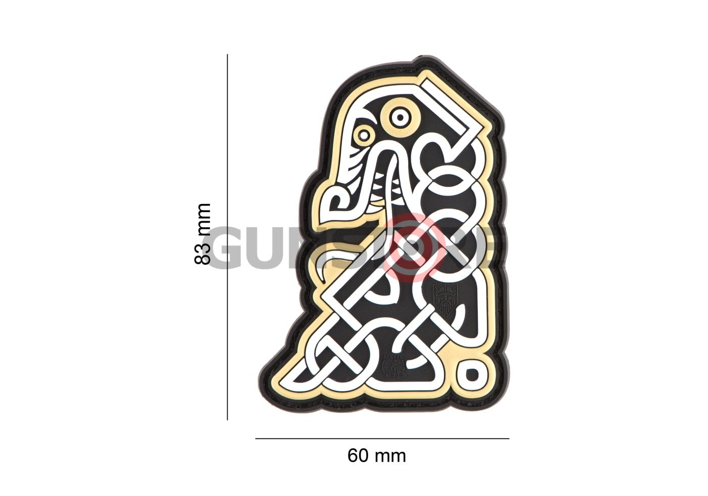 Fotografia: Northman Tribal Dragon Ship Head Rubber Patch