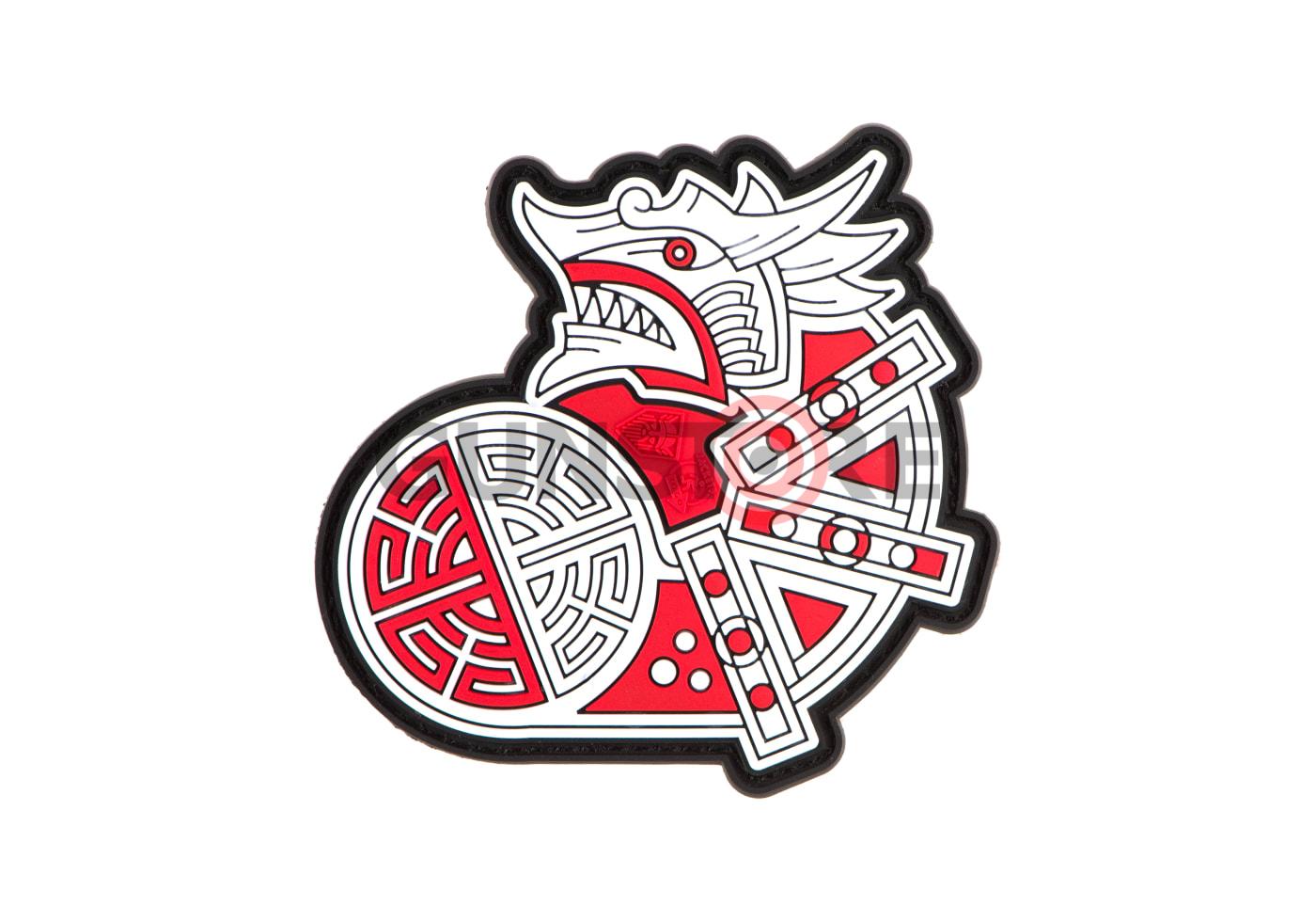 Viking Dragon Ship Head Rubber Patch