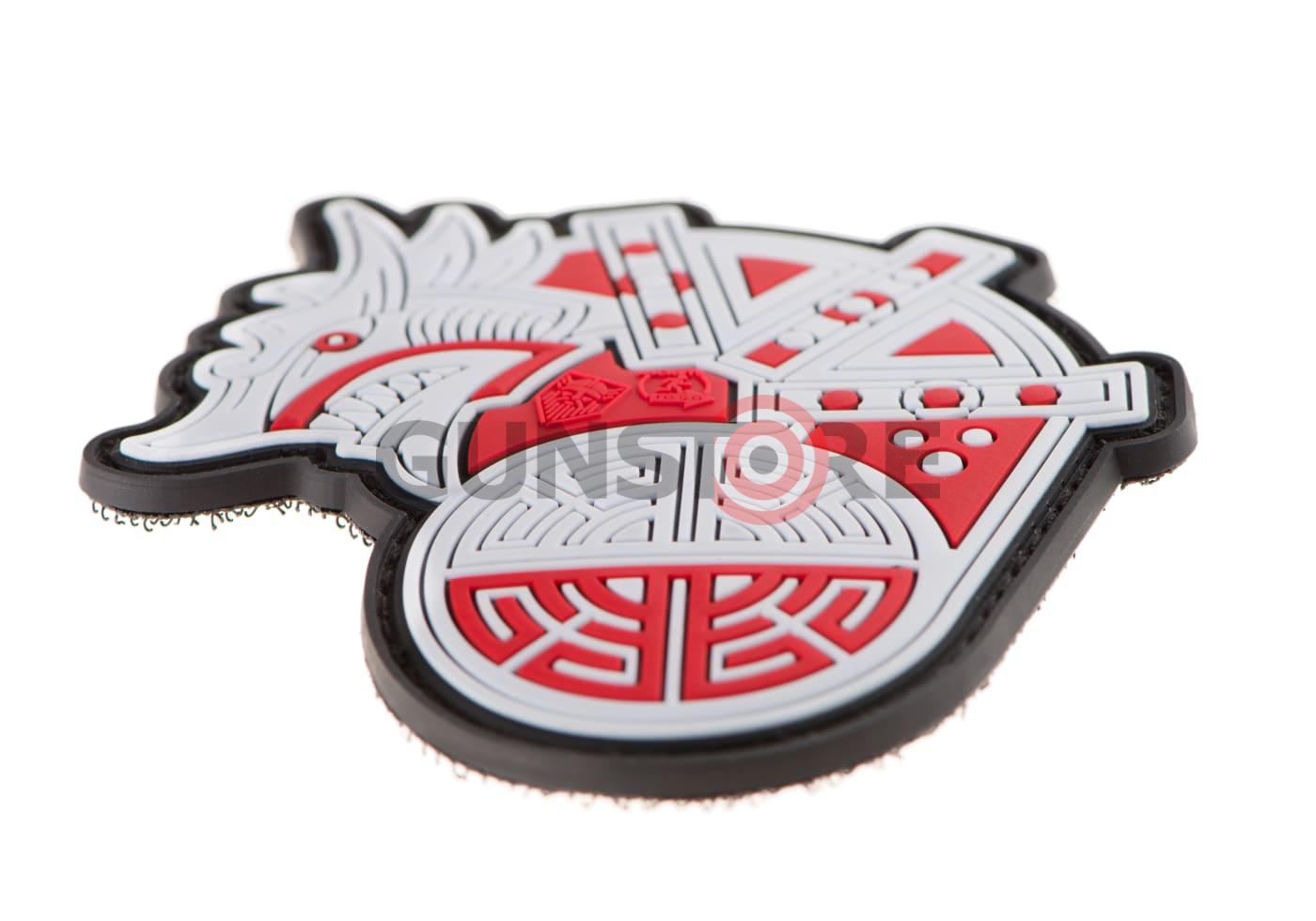 Fotografia: Viking Dragon Ship Head Rubber Patch
