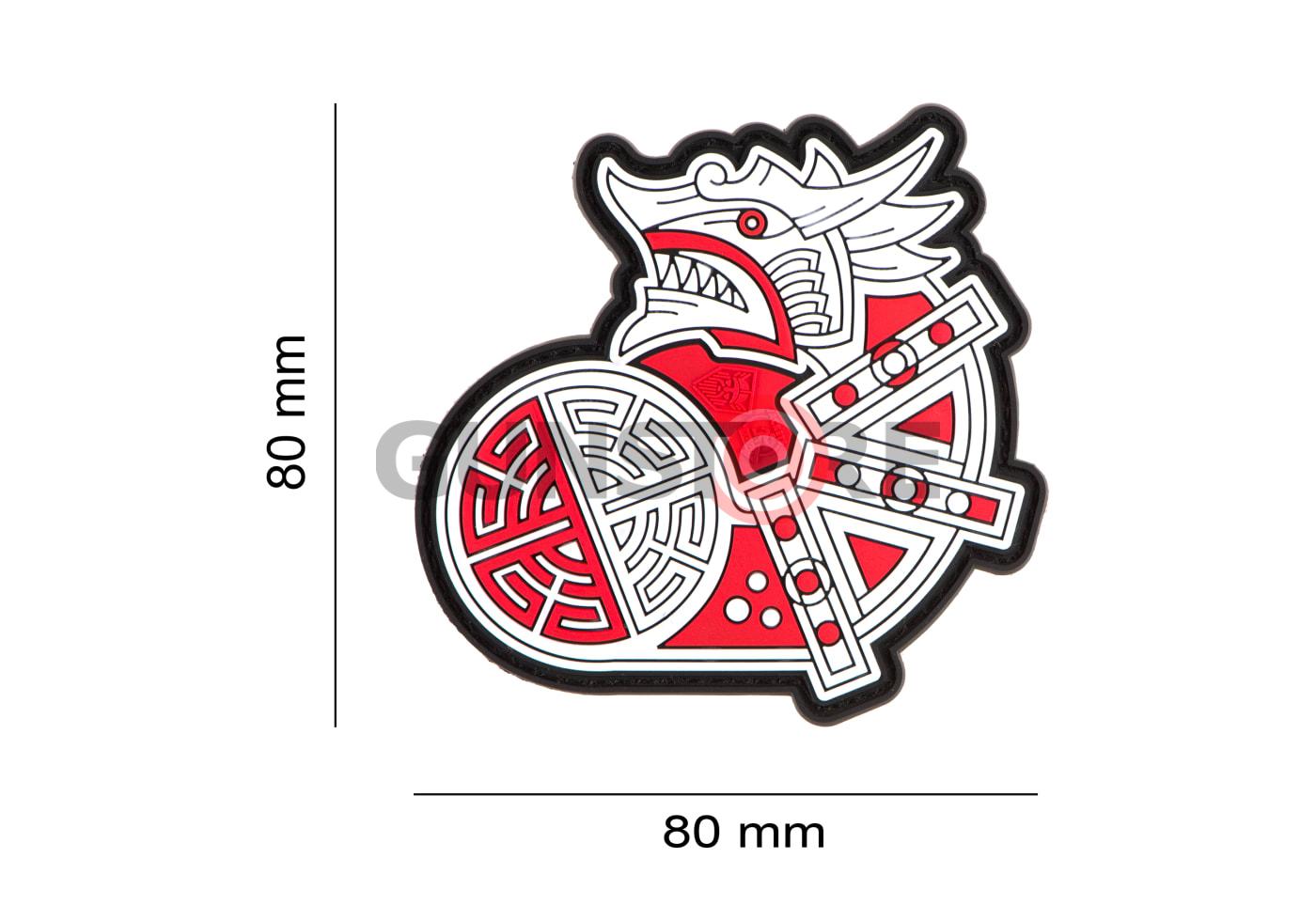 Fotografia: Viking Dragon Ship Head Rubber Patch