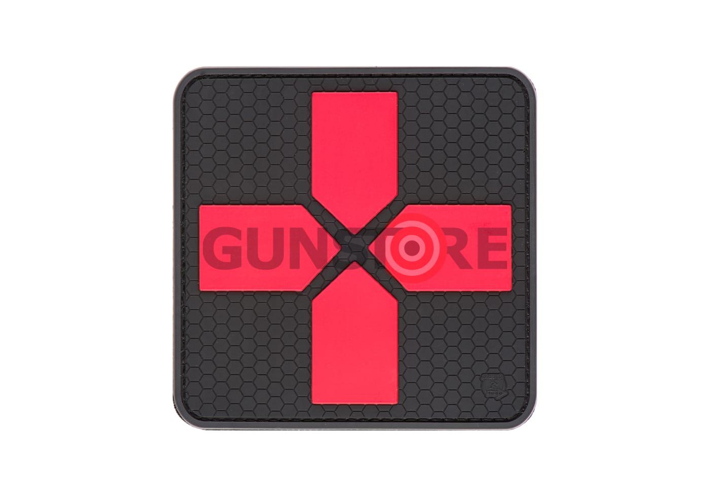 Big Red Cross Medic Rubber Patch