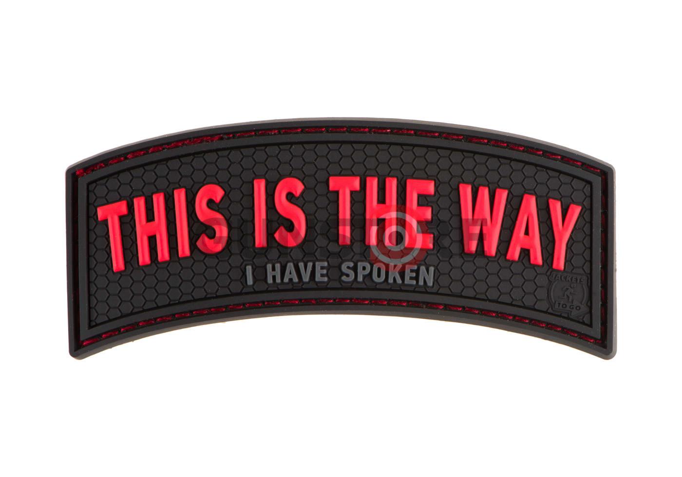 This is the Way Rubber Patch