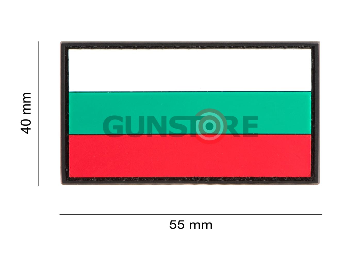 Fotografia: Bulgarian Flag Rubber Patch
