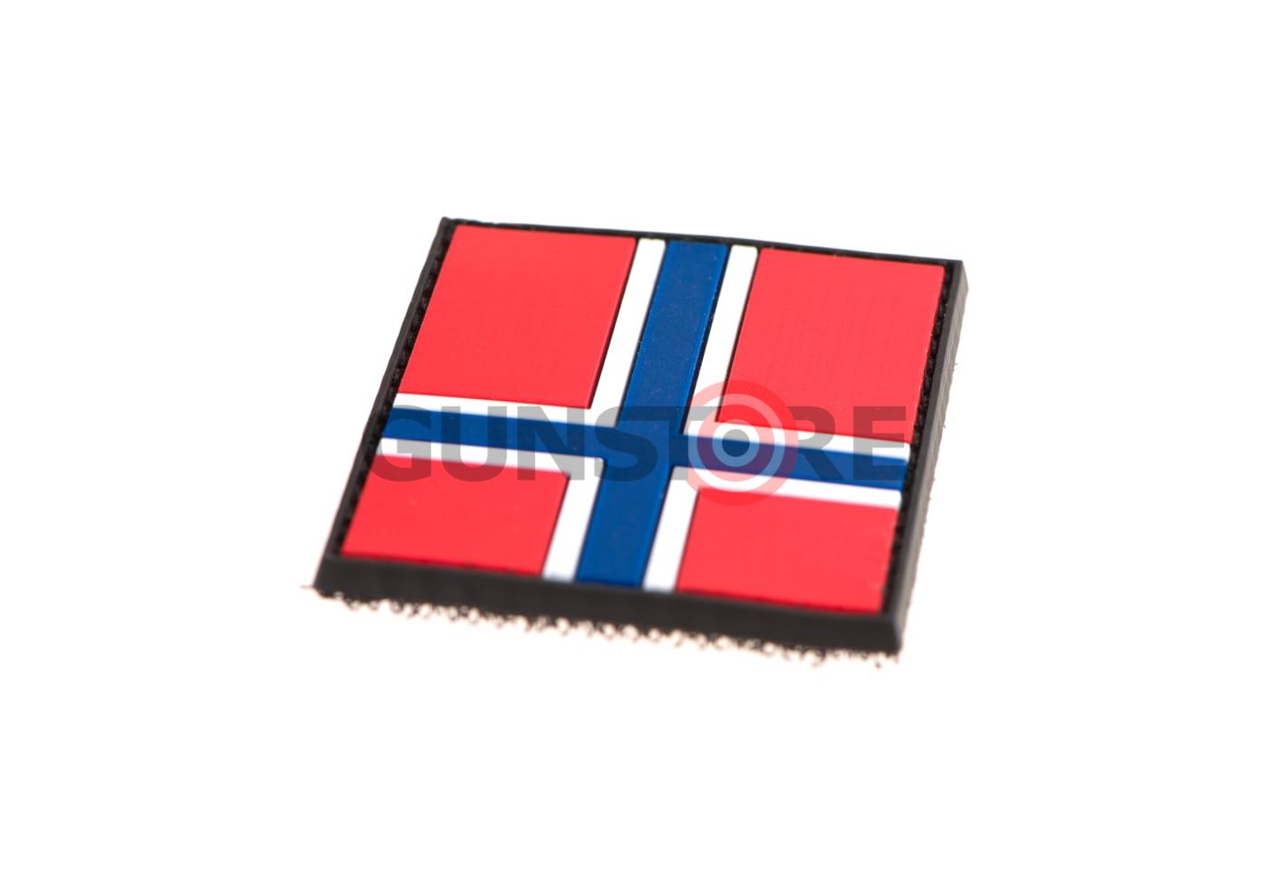 Fotografia: Norway Flag Rubber Patch