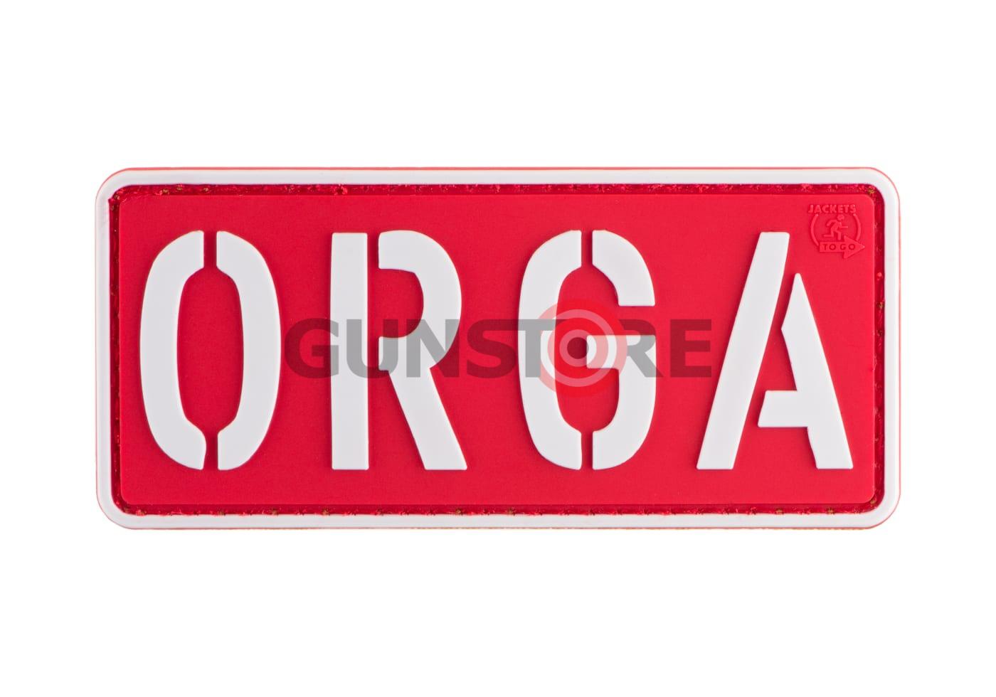 ORGA Rubber Patch Red