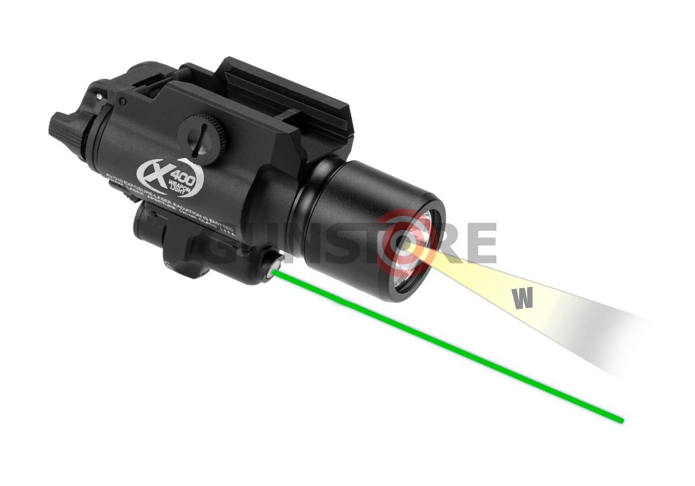 Fotografia: X400 Pistol Light / Laser Module Green