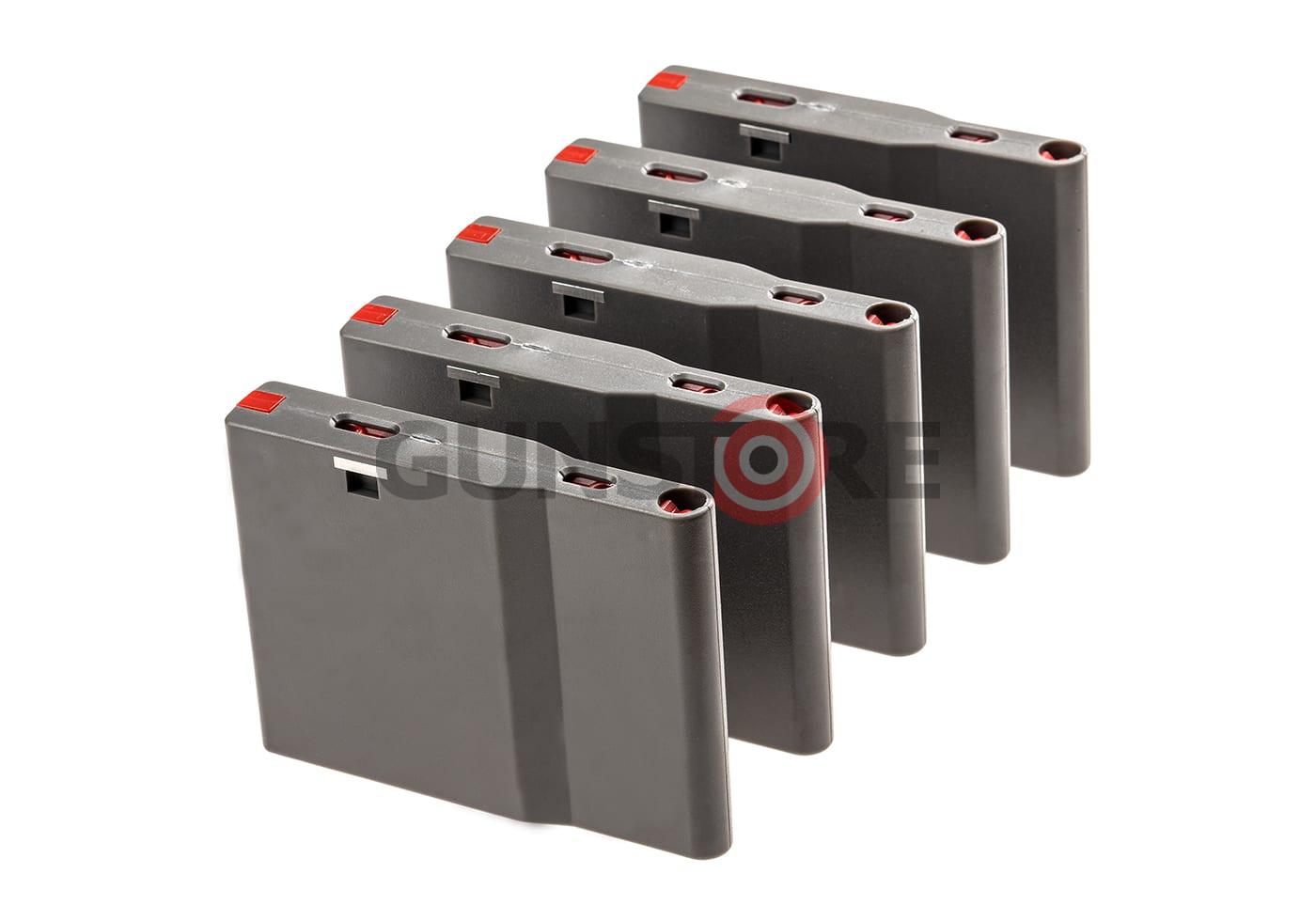 SRS Light Magazine 25rds 5-pack Wolf Grey