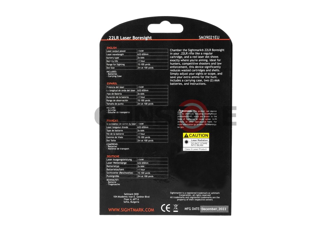 Fotografia: .22LR Boresight