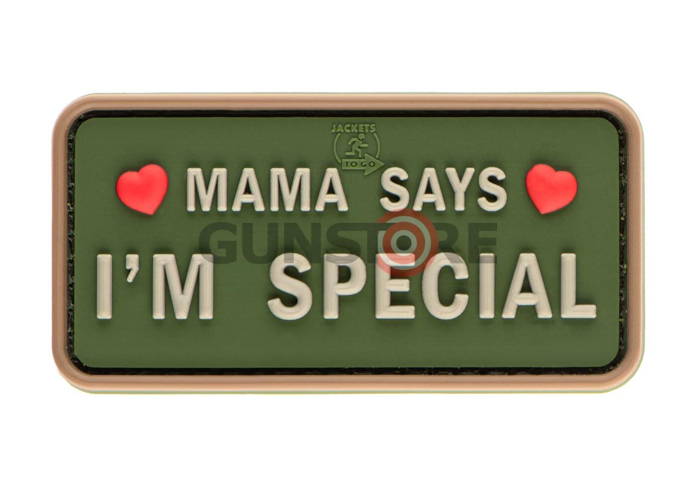 Mama Says I'm Special Patch Green