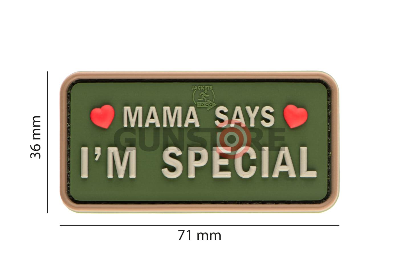 Fotografia: Mama Says I'm Special Patch