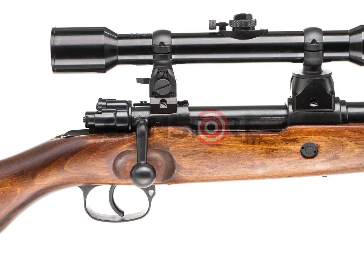 Fotografia: Kar 98 Bolt Action Sniper Rifle Steel Version with Scope and Mount