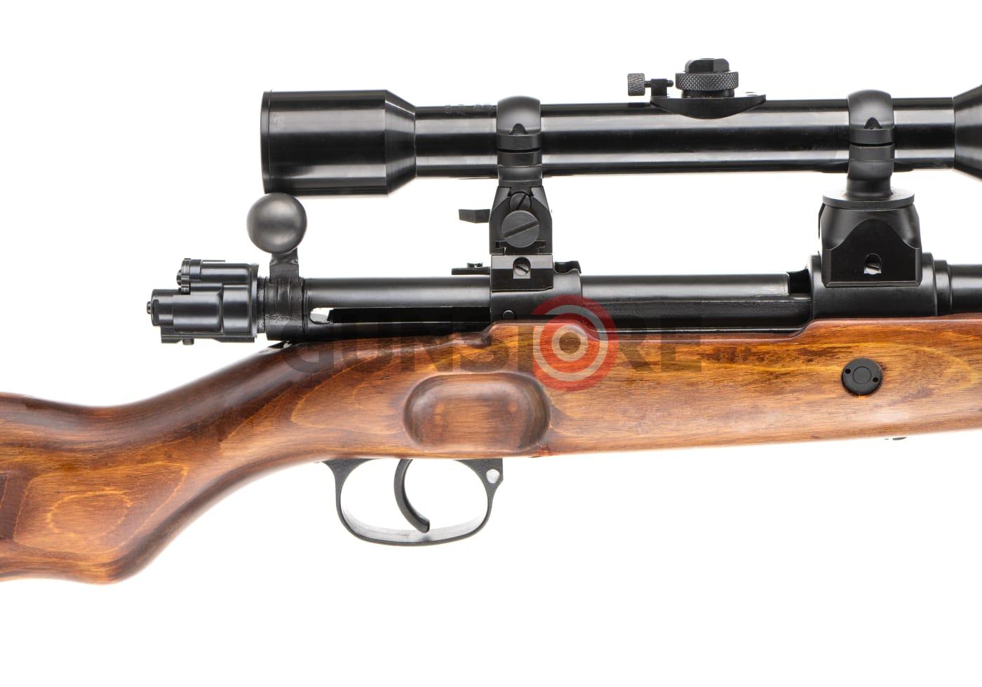 Fotografia: Kar 98 Bolt Action Sniper Rifle Steel Version with Scope and Mount