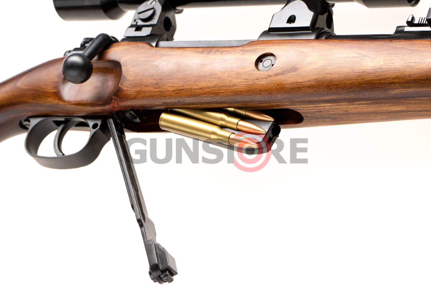 Fotografia: Kar 98 Bolt Action Sniper Rifle Steel Version with Scope and Mount