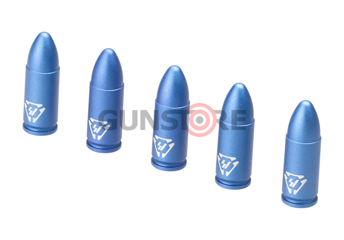 Aluminum Dummy Rounds 9x19mm 5pcs