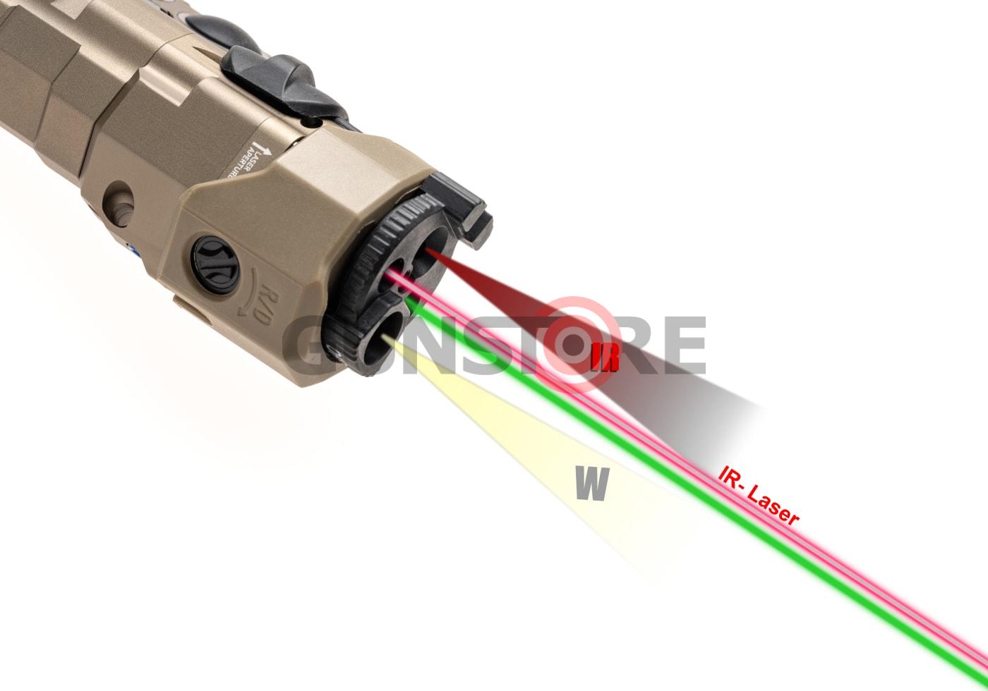 Fotografia: MAWL-C1 Metal Version LED + Green + IR Laser