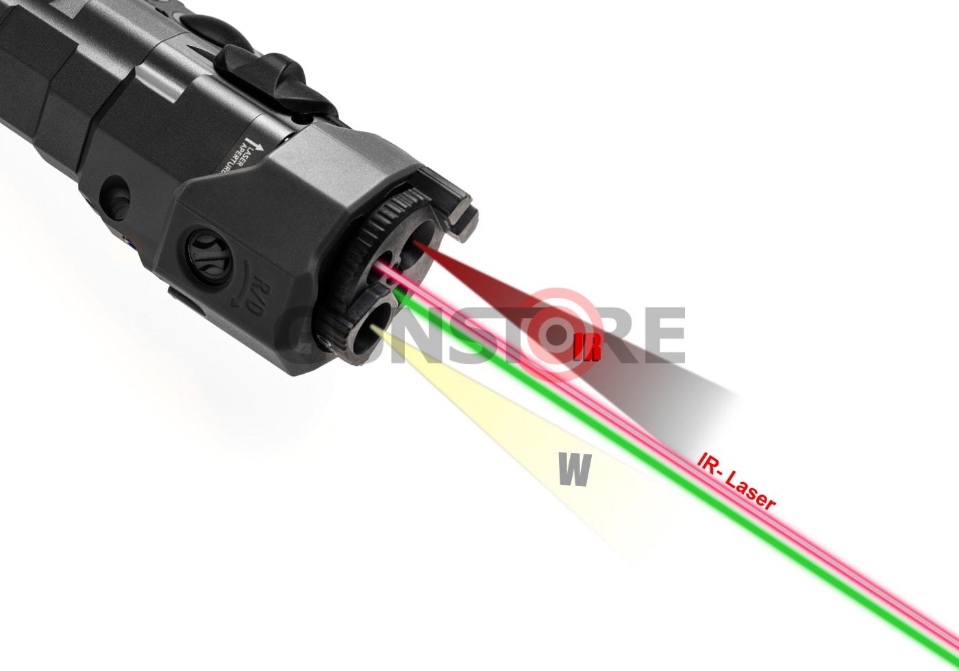 Fotografia: MAWL-C1 Metal Version LED + Red + IR Laser