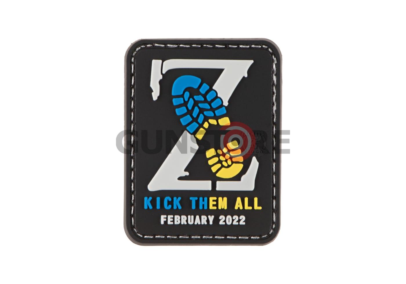 Kick Them All Z Patch Blue