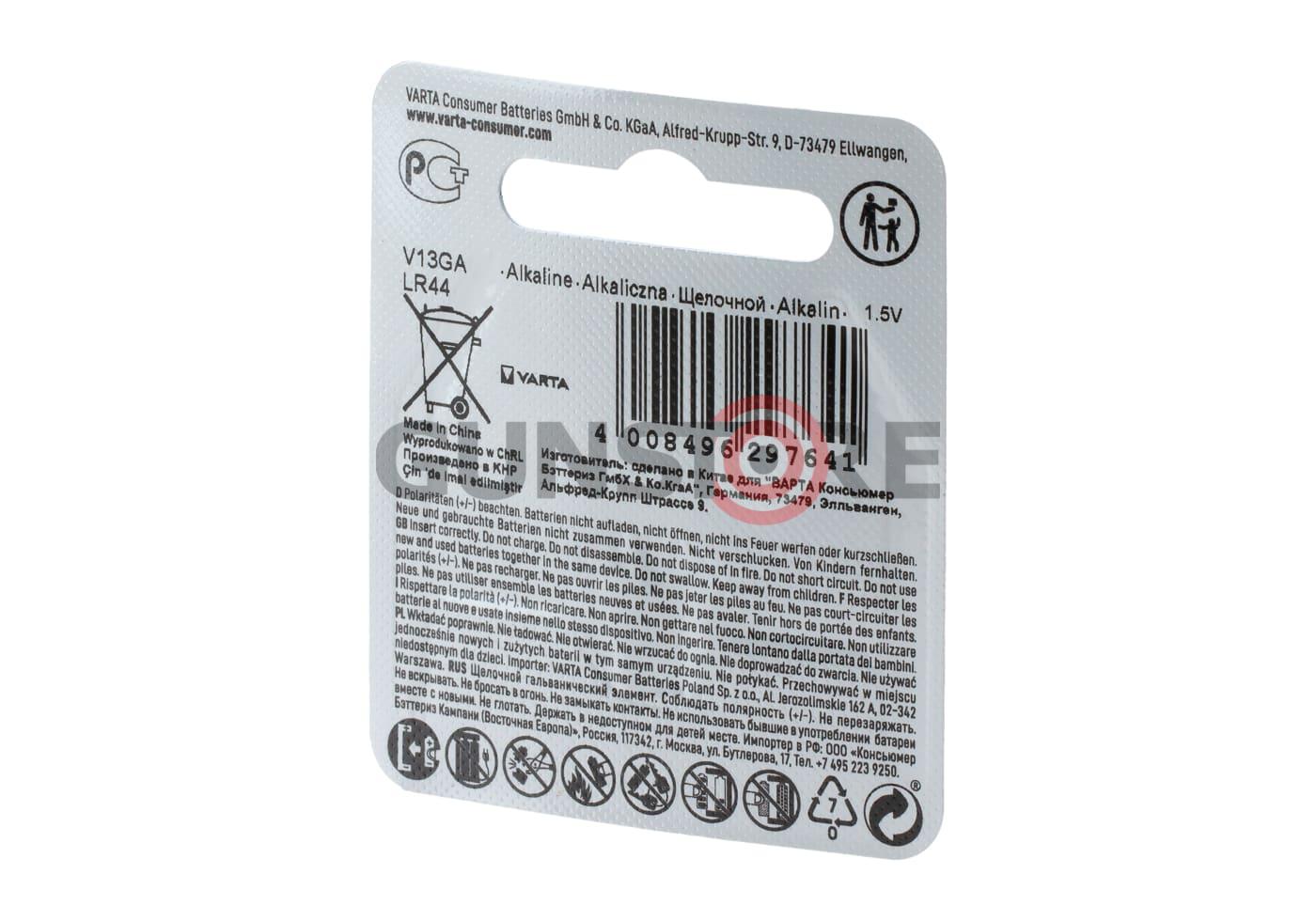 Fotografia: LR44 / V13GA