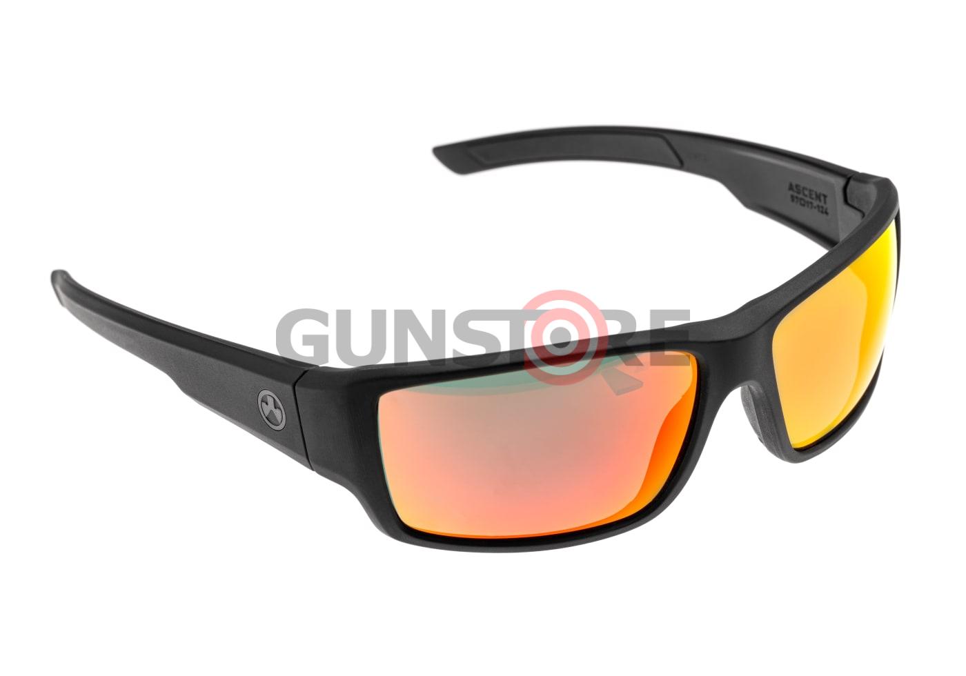 Ascent - Polarized - Black Frame / Gray Lens/Red Mirror