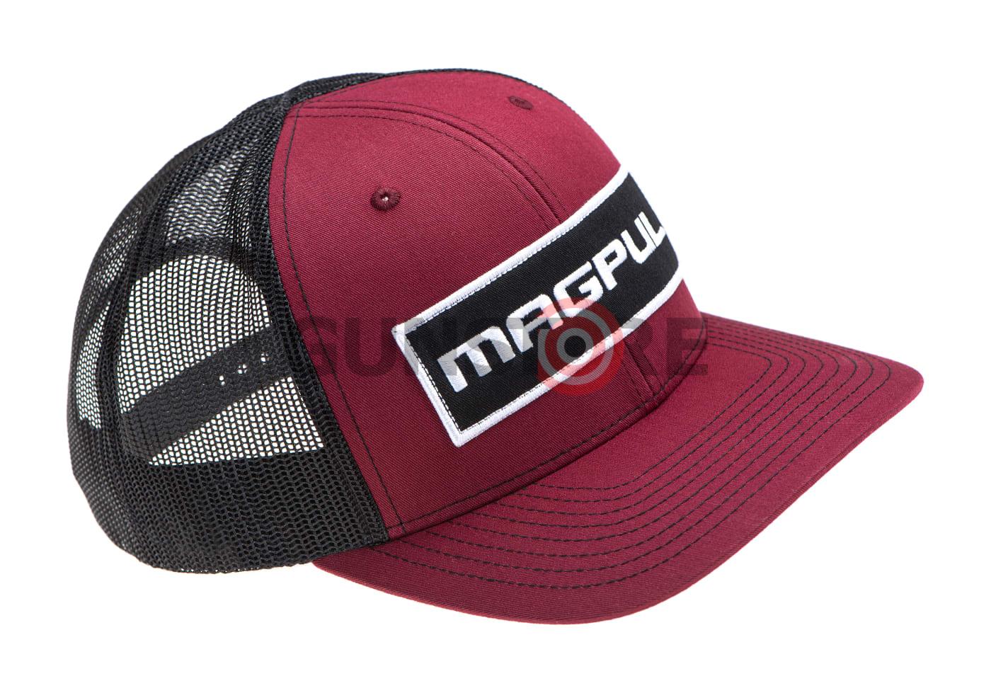 Wordmark Patch Trucker Red