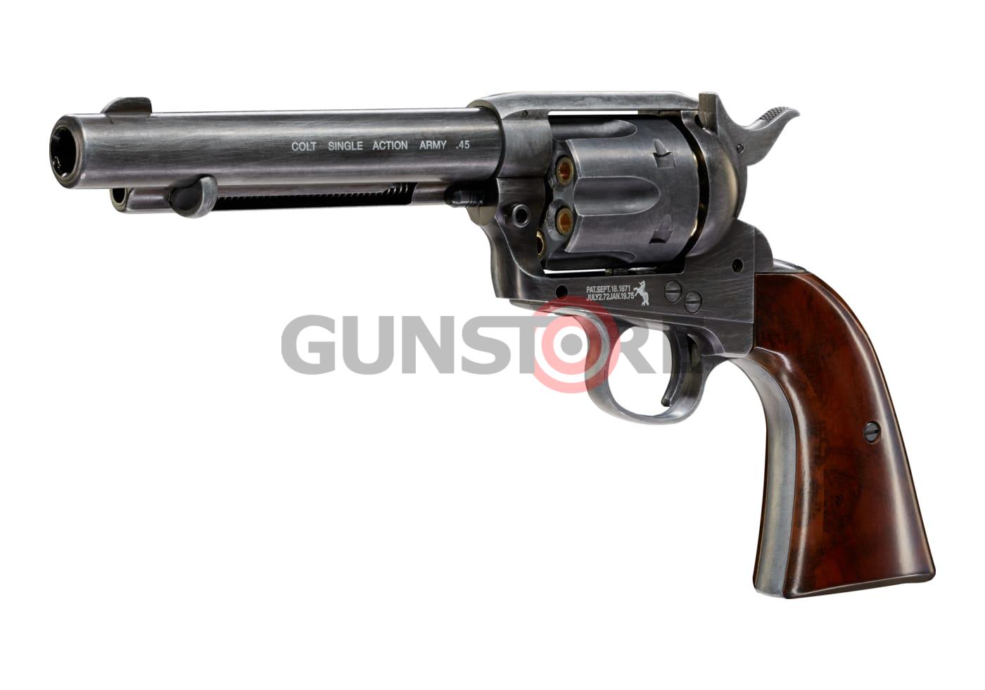 Fotografia: SAA .45 Peacemaker 5.5 Inch Co2 BB