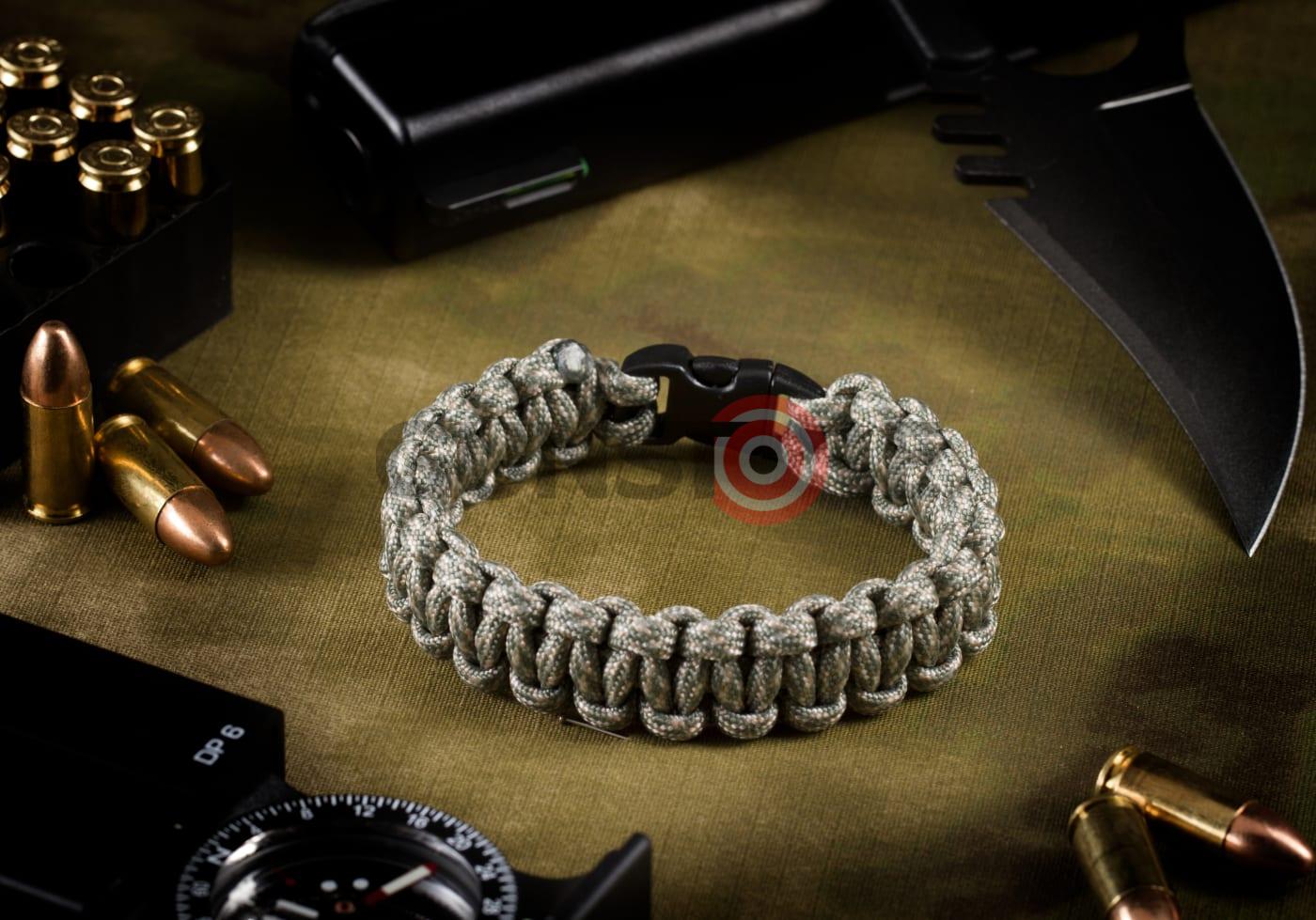 Paracord Bracelet Small Buckle ACU Camo