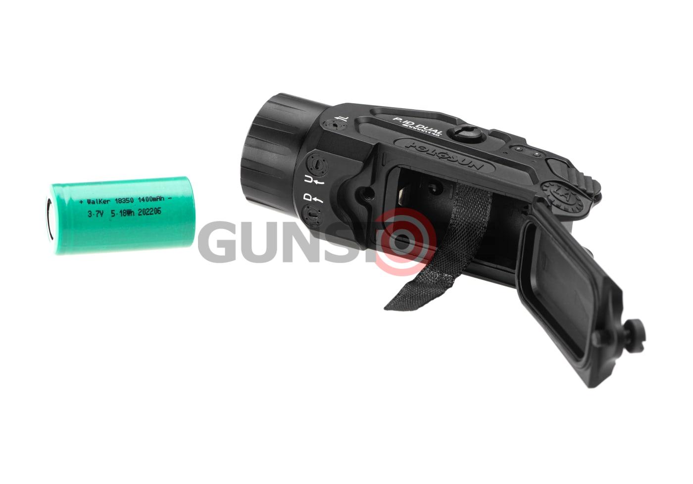 Fotografia: P.ID Dual Pistol Flashlight / Green + IR Laser