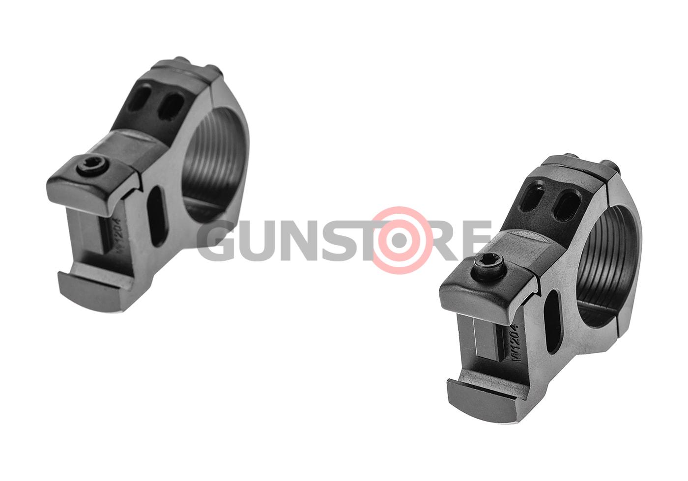 Fotografia: 25.4mm High Profile Steel Picatinny Rings