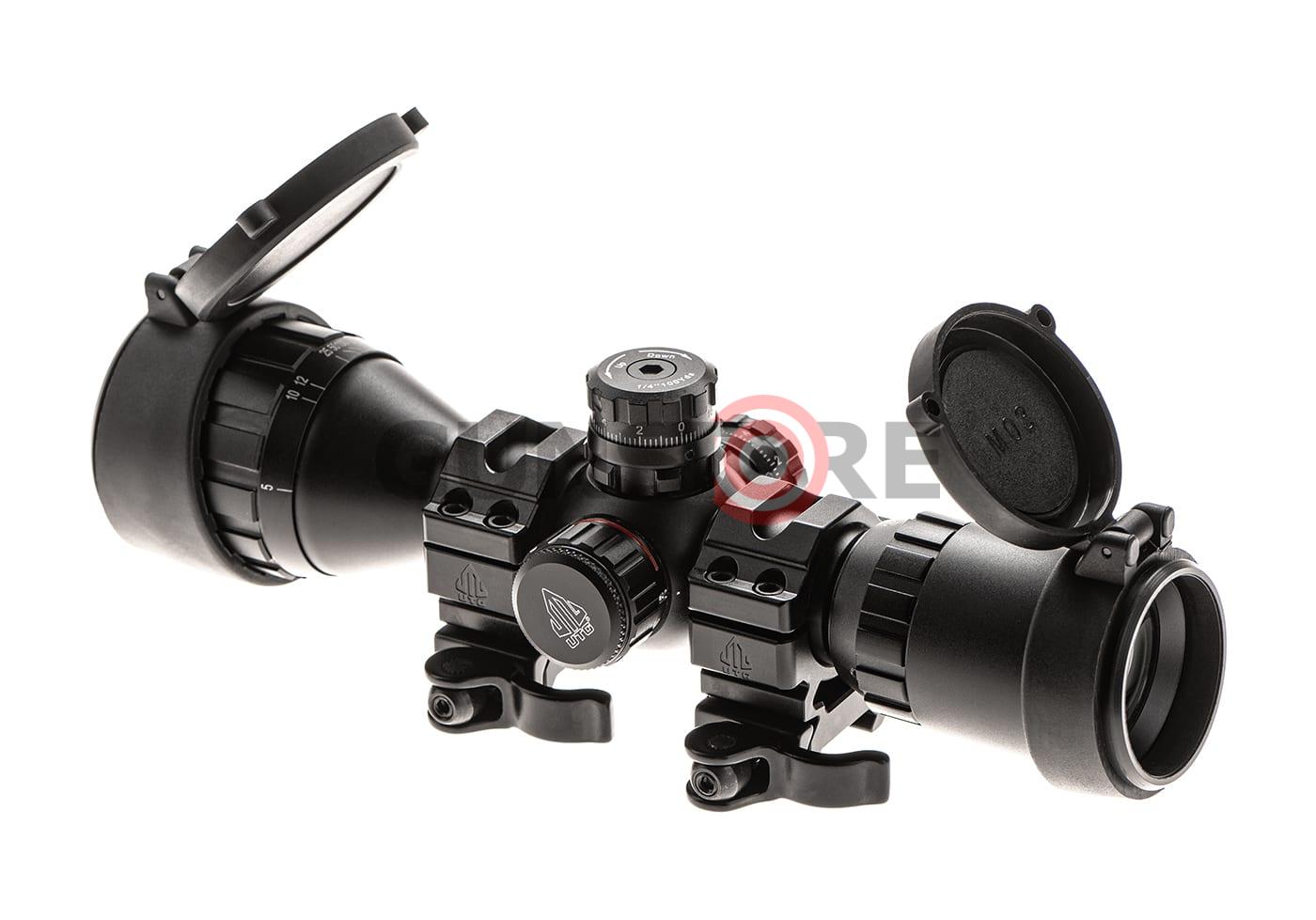 Fotografia: 3-9x32 1" BugBuster Scope AO RGB Mil-dot With QD Rings