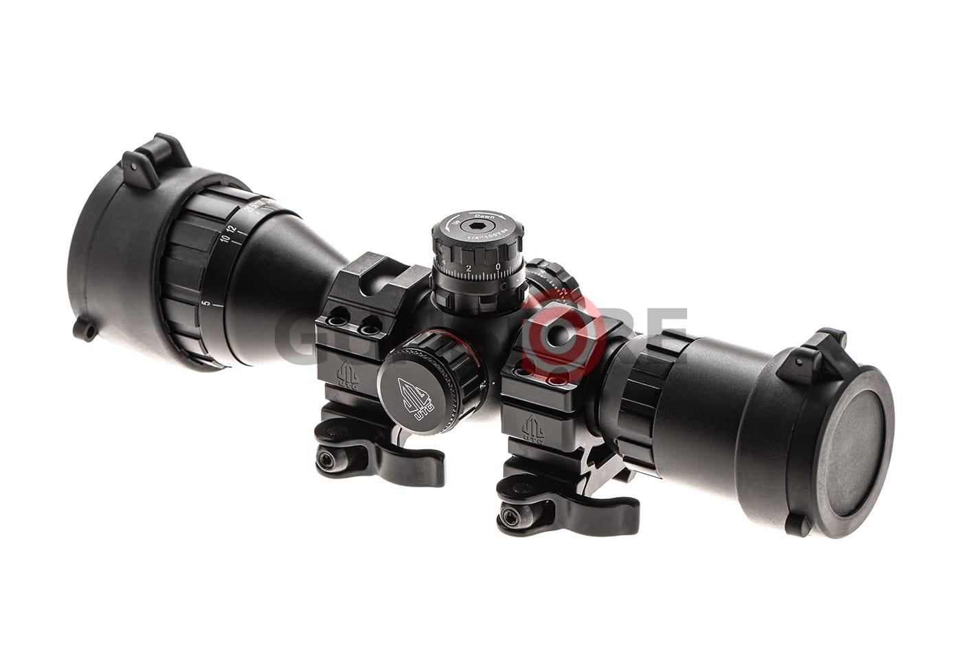 Fotografia: 3-9x32 1" BugBuster Scope AO RGB Mil-dot With QD Rings