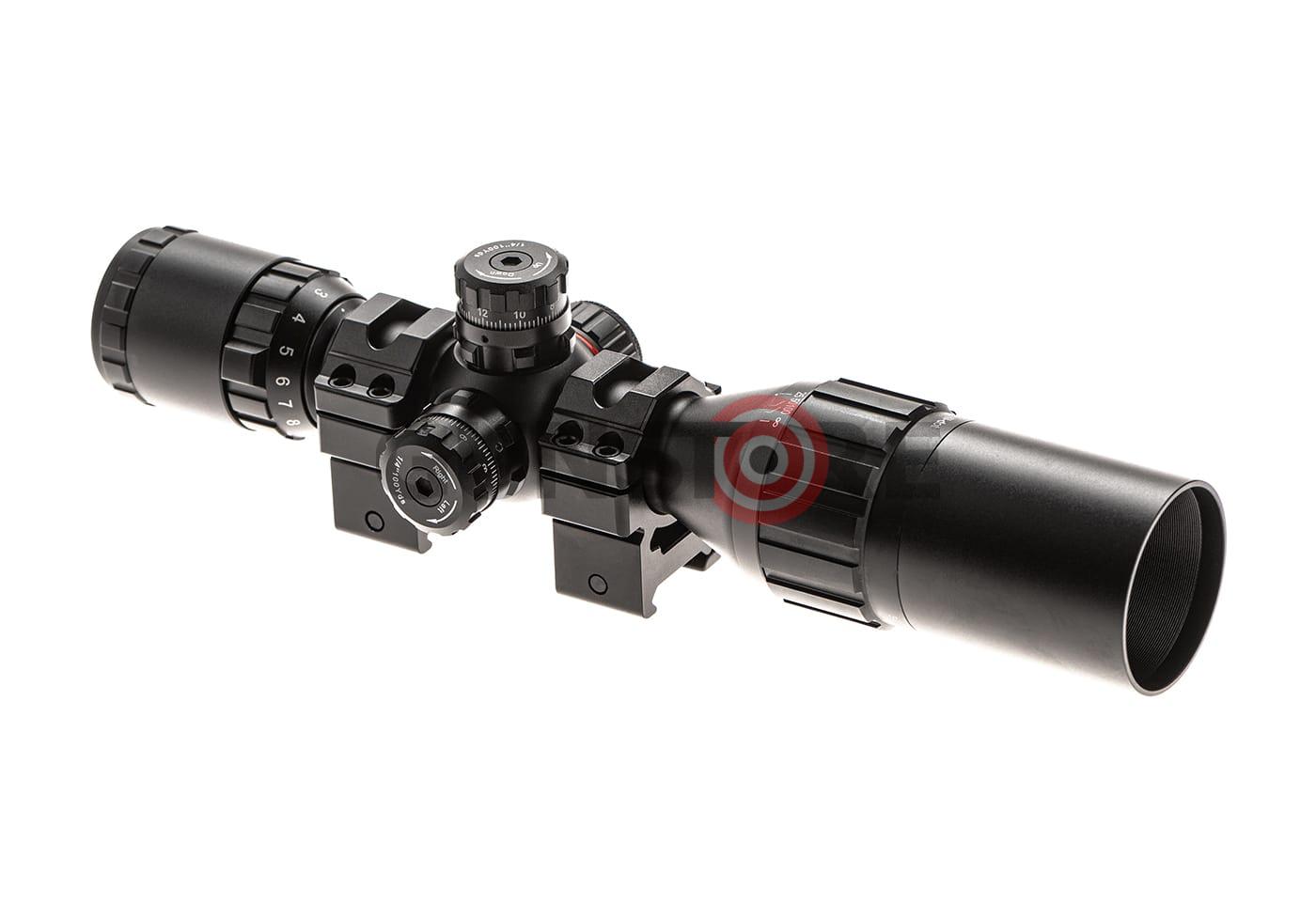 Fotografia: 3-9x32 1" BugBuster Scope AO RGB Mil-dot With QD Rings