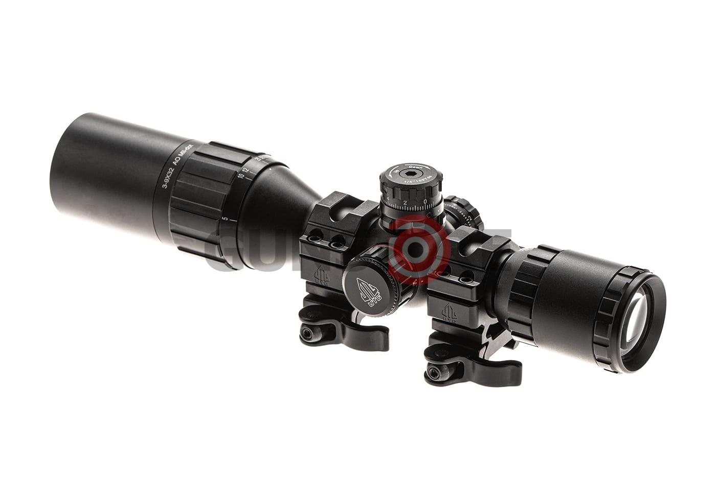 Fotografia: 3-9x32 1" BugBuster Scope AO RGB Mil-dot With QD Rings