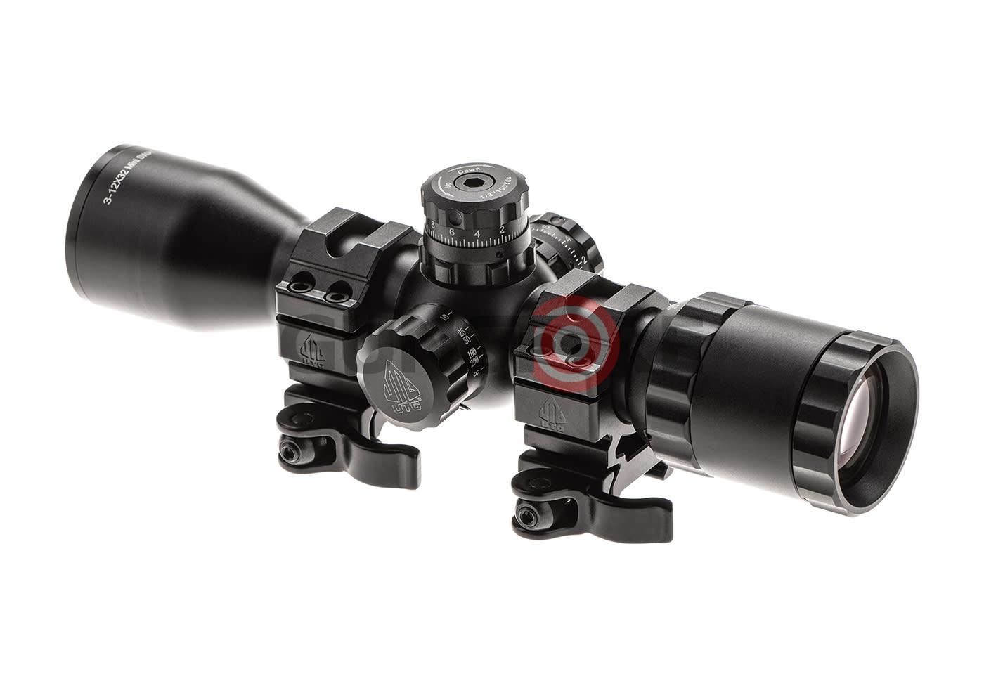 Fotografia: BugBuster 3-12X32 Scope Side AO Mil-Dot With QD Rings