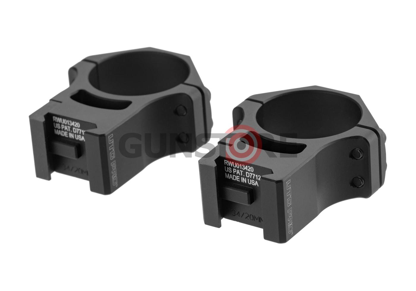 Fotografia: PRO 34mm High Profile P.O.I. Picatinny Rings