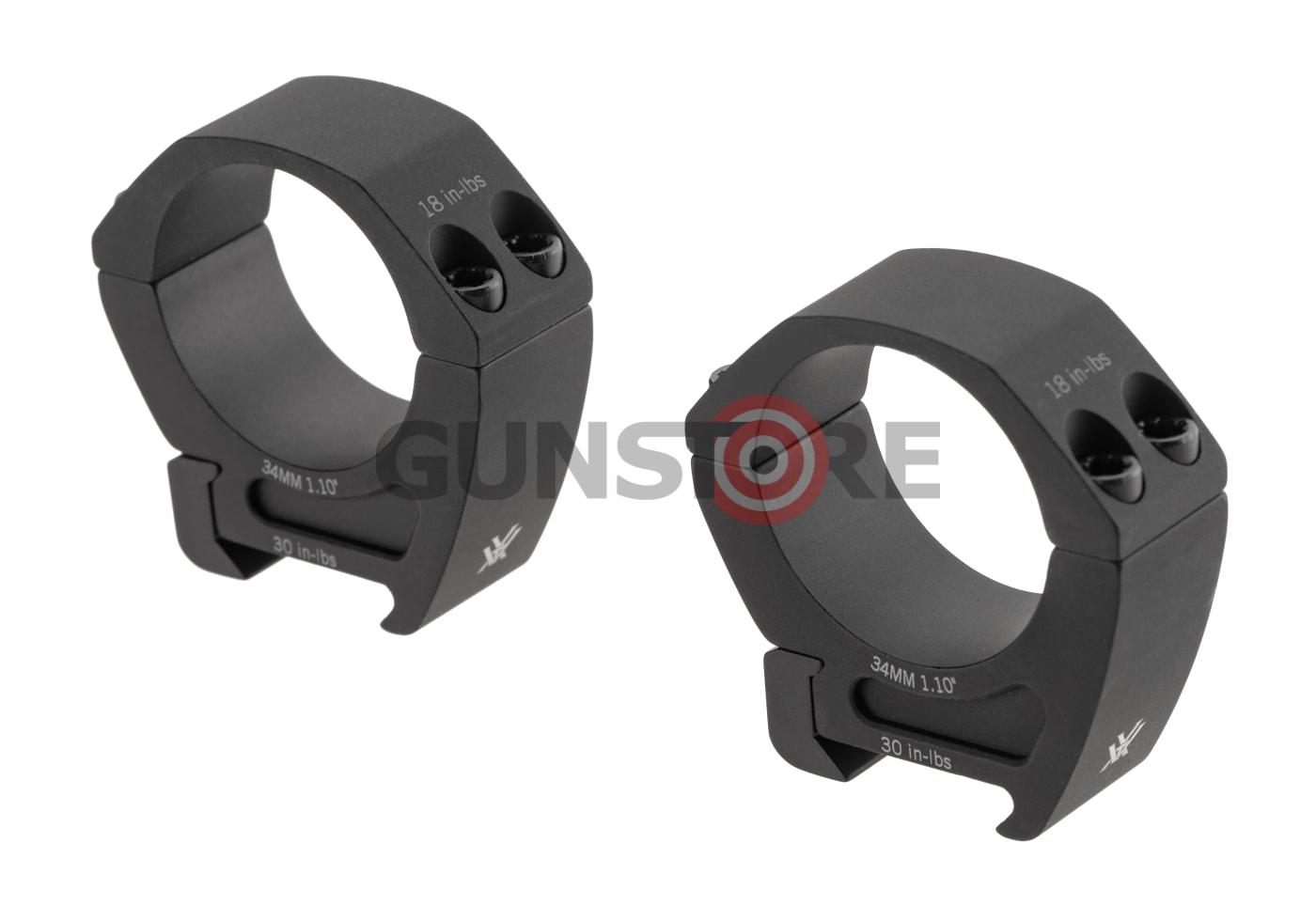 Fotografia: PRO 34mm Medium Profile P.O.I. Picatinny Rings