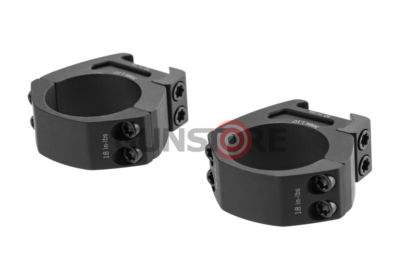 Fotografia: PRO 34mm Medium Profile P.O.I. Picatinny Rings