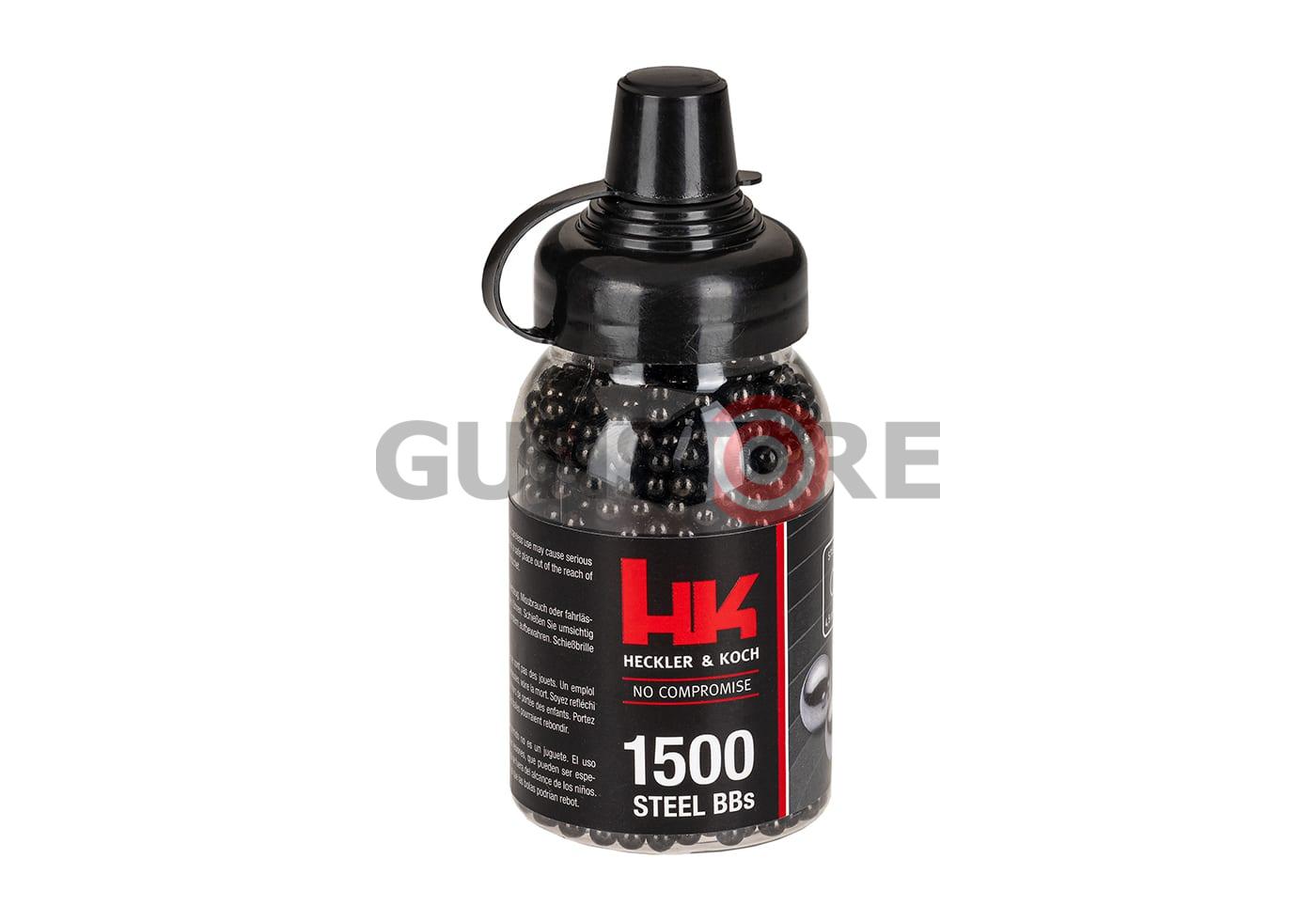 4.5mm BB Black Steel Shot 1500rds Bottle