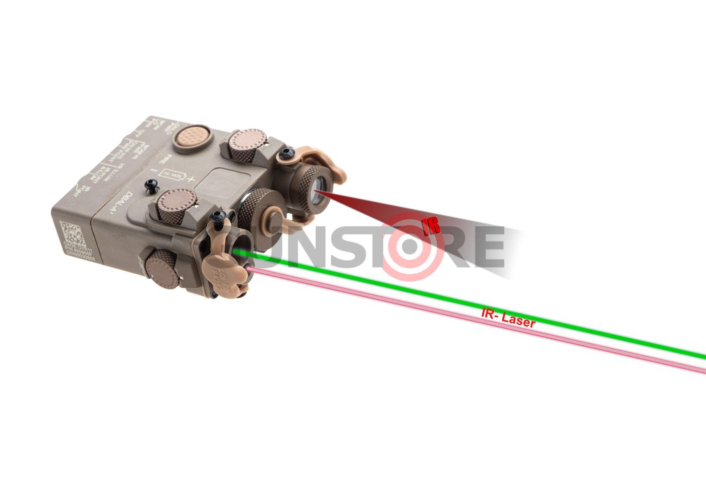 Fotografia: DBAL-A2 Aiming Device Green Laser + IR Laser/IR LED