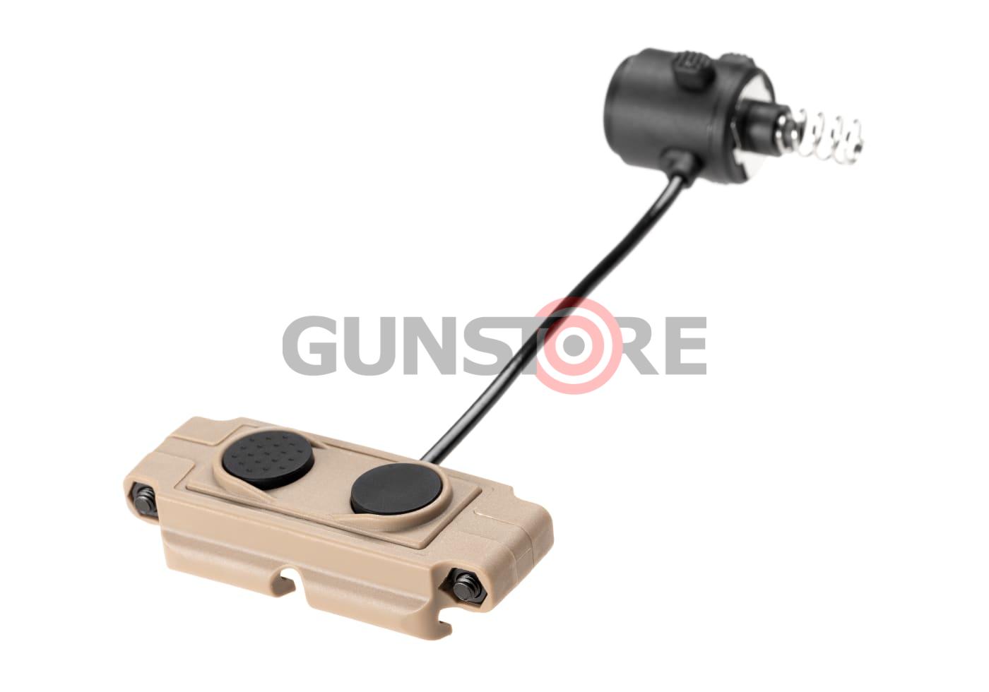 Dual Function Tape Switch for Rein Tactical Lights Dark Earth