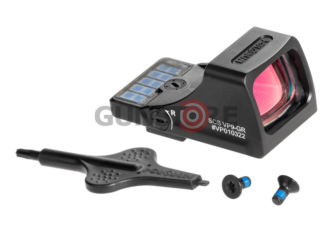 Fotografia: SCS Solar Green Circle Dot Sight H&K VP9 Footprint