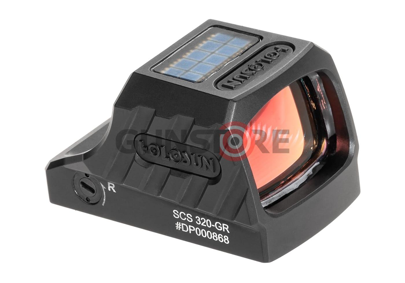 SCS Solar Green Circle Dot Sight Sig Sauer P320 Footprint