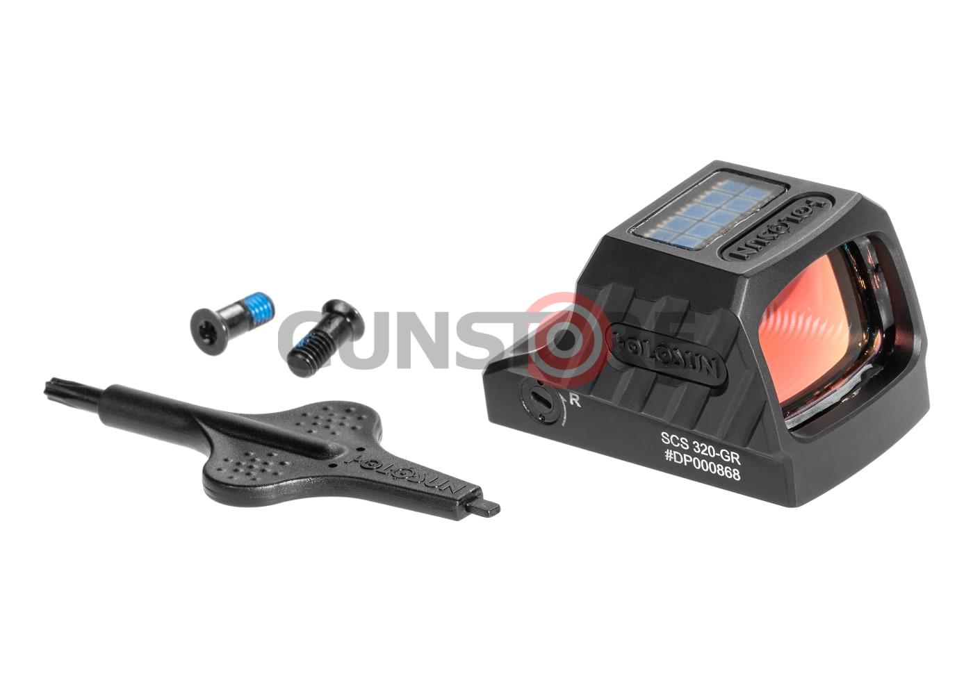 Fotografia: SCS Solar Green Circle Dot Sight Sig Sauer P320 Footprint