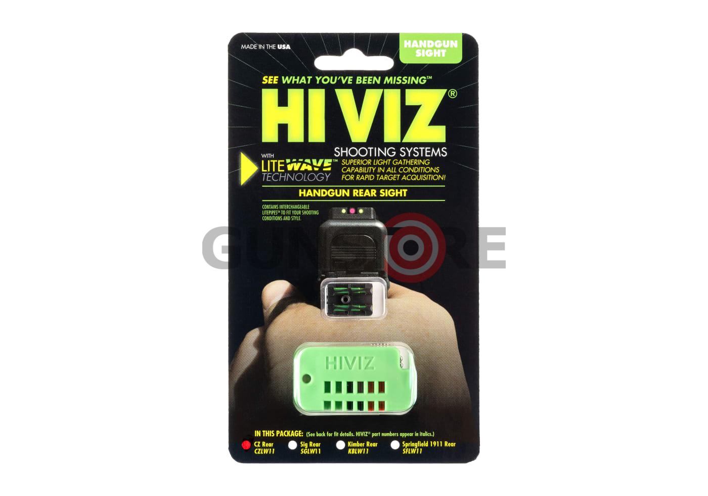 LiteWave Rear Sight for CZ 75/P01