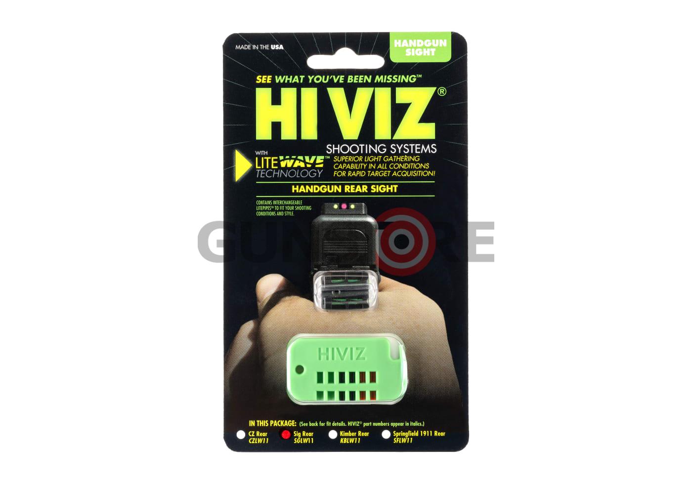 LiteWave Rear Sight for Sig P-Series