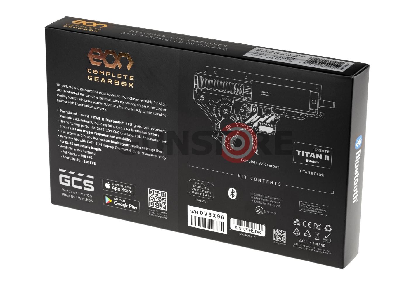 Fotografia: EON Complete V2 Gearbox with Titan II Bluetooth 350FPS/1.2J