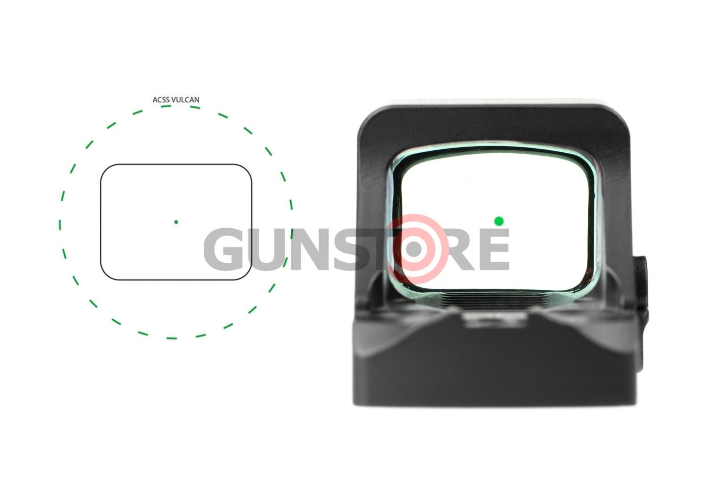 Fotografia: HE507-GR-X2 Compact Pistol Green Dot Sight ACSS Vulcan