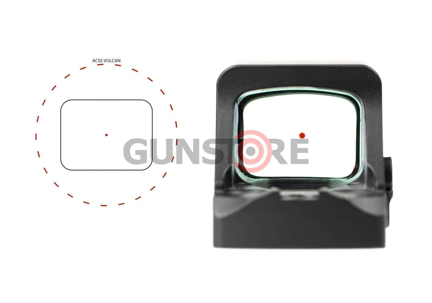 Fotografia: HS507K-X2 Compact Pistol Red Dot Sight ACSS Vulcan