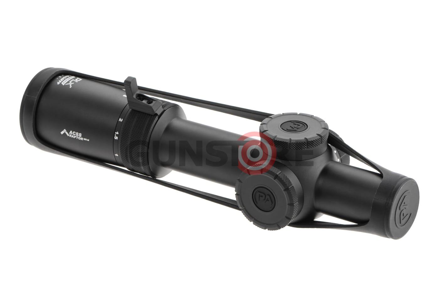 Fotografia: PLxC 1-8X24 FFP ACSS Raptor M8 Meters Reticle 5.56/.308